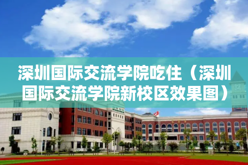 深圳国际交流学院吃住（深圳国际交流学院新校区效果图）