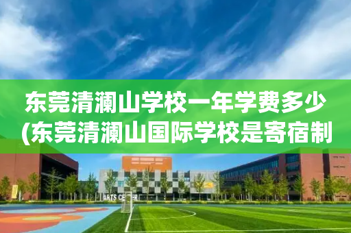 东莞清澜山学校一年学费多少(东莞清澜山国际学校是寄宿制还是走读也可以)