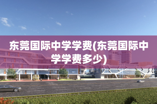 东莞国际中学学费(东莞国际中学学费多少)
