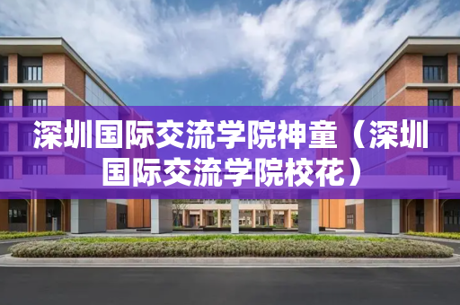深圳国际交流学院神童（深圳国际交流学院校花）