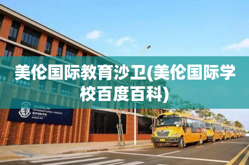 美伦国际教育沙卫(美伦国际学校百度百科)