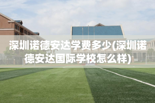 深圳诺德安达学费多少(深圳诺德安达国际学校怎么样)