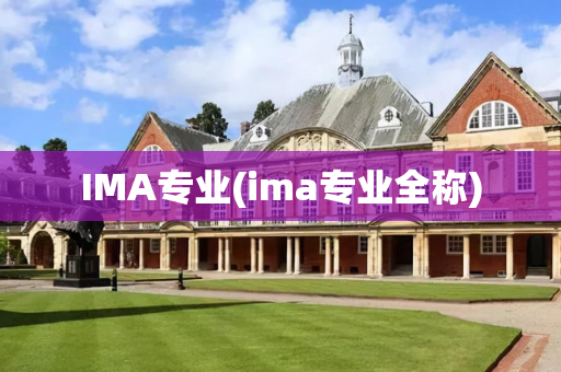 IMA专业(ima专业全称)