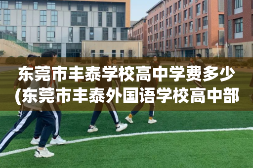 东莞市丰泰学校高中学费多少(东莞市丰泰外国语学校高中部收费)