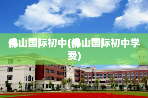 佛山国际初中(佛山国际初中学费)