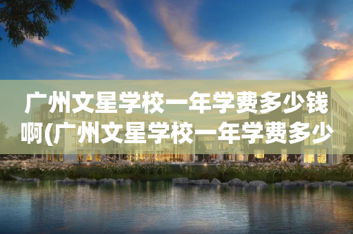 广州文星学校一年学费多少钱啊(广州文星学校一年学费多少钱啊知乎)