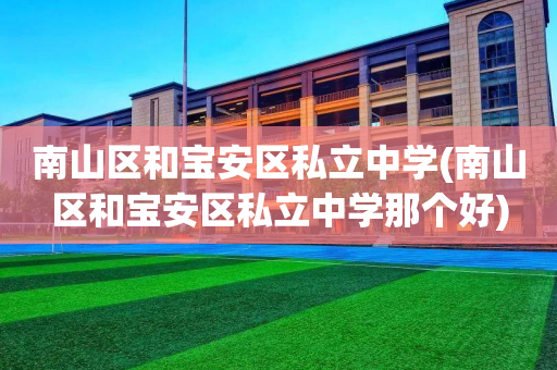 南山区和宝安区私立中学(南山区和宝安区私立中学那个好)