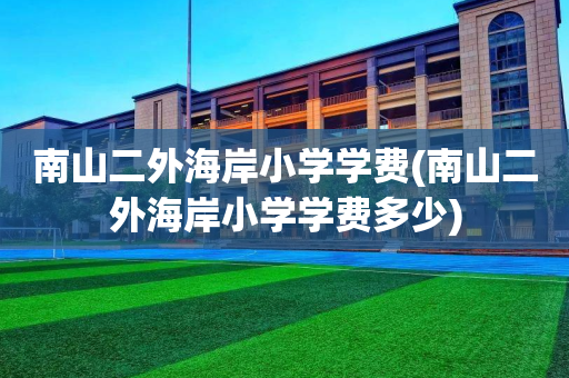南山二外海岸小学学费(南山二外海岸小学学费多少)