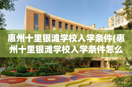 惠州十里银滩学校入学条件(惠州十里银滩学校入学条件怎么样)