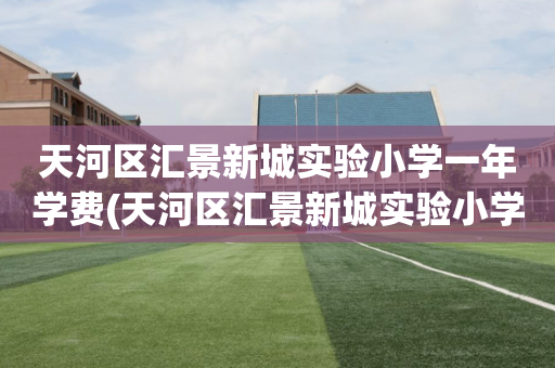 天河区汇景新城实验小学一年学费(天河区汇景新城实验小学一年学费多少)