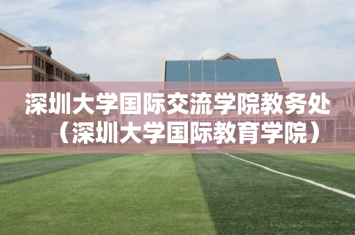 深圳大学国际交流学院教务处（深圳大学国际教育学院）