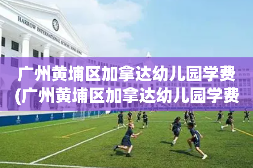 广州黄埔区加拿达幼儿园学费(广州黄埔区加拿达幼儿园学费多少)