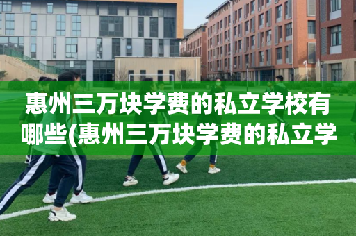 惠州三万块学费的私立学校有哪些(惠州三万块学费的私立学校有哪些呢)