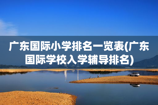 广东国际小学排名一览表(广东国际学校入学辅导排名)