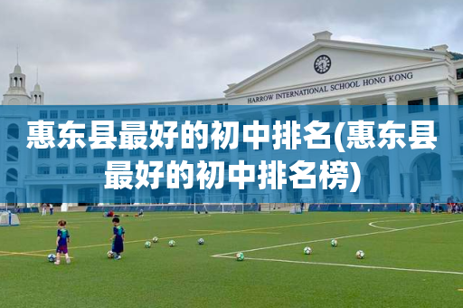惠东县最好的初中排名(惠东县最好的初中排名榜)