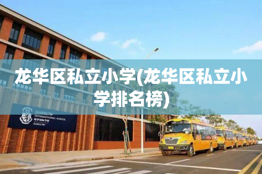 龙华区私立小学(龙华区私立小学排名榜)