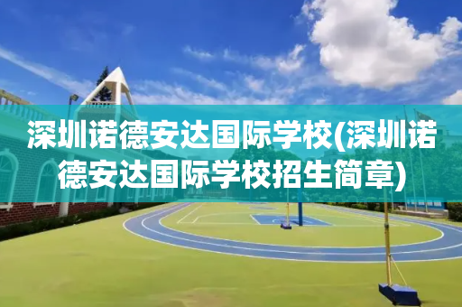 深圳诺德安达国际学校(深圳诺德安达国际学校招生简章)