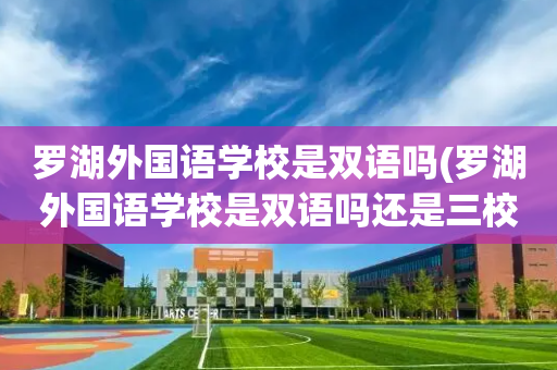 罗湖外国语学校是双语吗(罗湖外国语学校是双语吗还是三校)