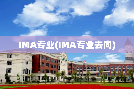 IMA专业(IMA专业去向)