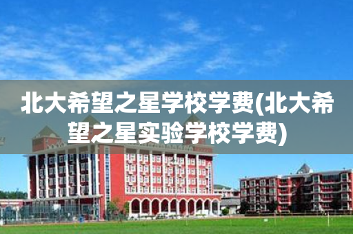 北大希望之星学校学费(北大希望之星实验学校学费)
