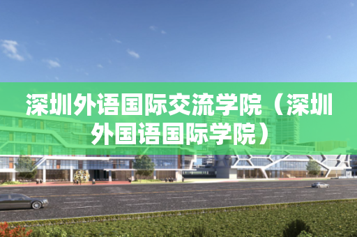 深圳外语国际交流学院（深圳外国语国际学院）