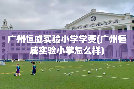 广州恒威实验小学学费(广州恒威实验小学怎么样)