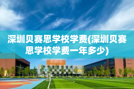 深圳贝赛思学校学费(深圳贝赛思学校学费一年多少)