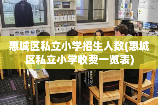 惠城区私立小学招生人数(惠城区私立小学收费一览表)