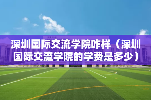 深圳国际交流学院咋样（深圳国际交流学院的学费是多少）