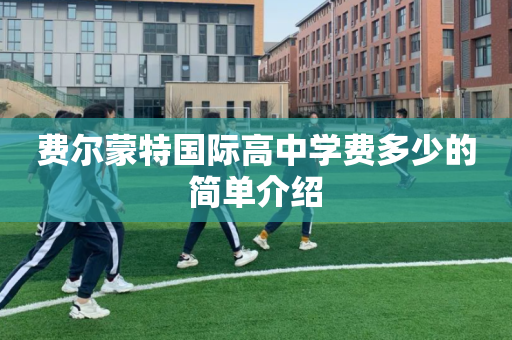 费尔蒙特国际高中学费多少的简单介绍