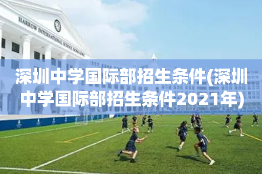 深圳中学国际部招生条件(深圳中学国际部招生条件2021年)