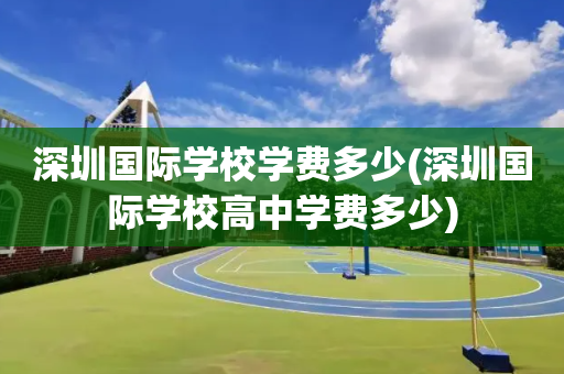深圳国际学校学费多少(深圳国际学校高中学费多少)