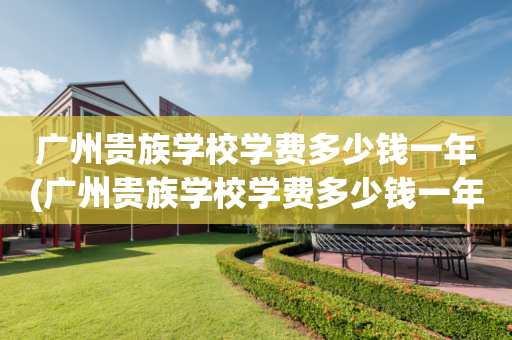 广州贵族学校学费多少钱一年(广州贵族学校学费多少钱一年啊)