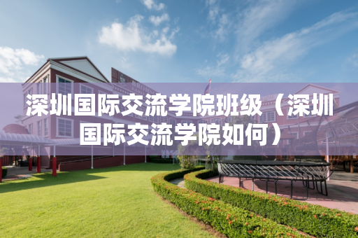 深圳国际交流学院班级（深圳国际交流学院如何）