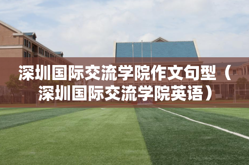 深圳国际交流学院作文句型（深圳国际交流学院英语）
