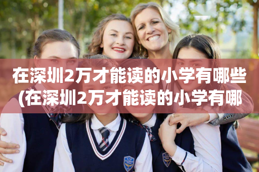 在深圳2万才能读的小学有哪些(在深圳2万才能读的小学有哪些名字)