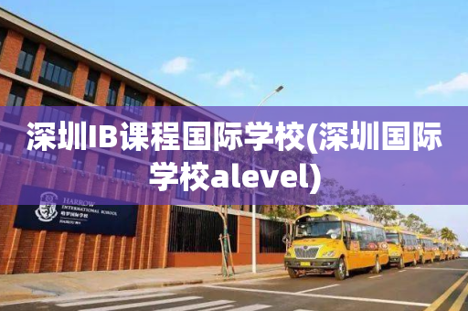 深圳IB课程国际学校(深圳国际学校alevel)