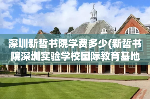 深圳新哲书院学费多少(新哲书院深圳实验学校国际教育基地)
