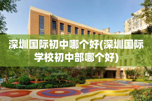 深圳国际初中哪个好(深圳国际学校初中部哪个好)