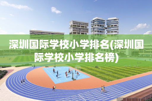 深圳国际学校小学排名(深圳国际学校小学排名榜)