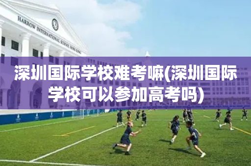 深圳国际学校难考嘛(深圳国际学校可以参加高考吗)