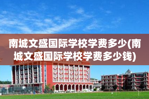南城文盛国际学校学费多少(南城文盛国际学校学费多少钱)