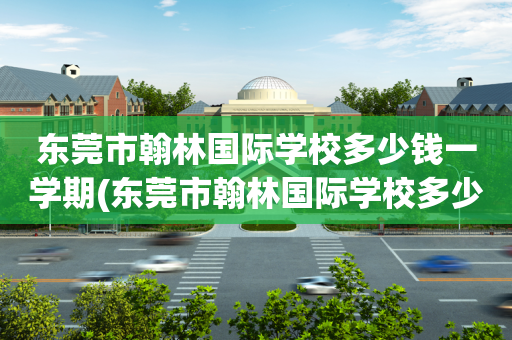 东莞市翰林国际学校多少钱一学期(东莞市翰林国际学校多少钱一学期啊)