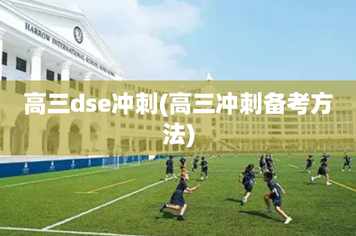 高三dse冲刺(高三冲刺备考方法)