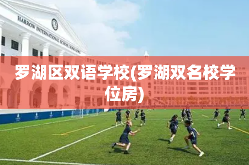 罗湖区双语学校(罗湖双名校学位房)