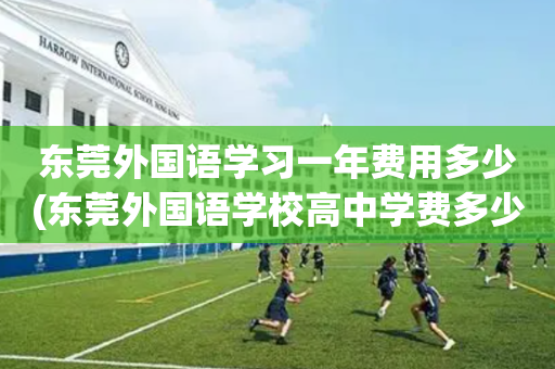 东莞外国语学习一年费用多少(东莞外国语学校高中学费多少钱一学期)