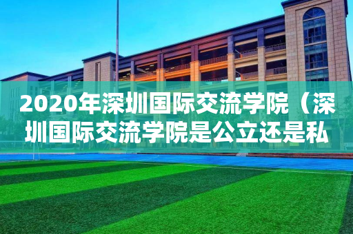 2020年深圳国际交流学院（深圳国际交流学院是公立还是私立）