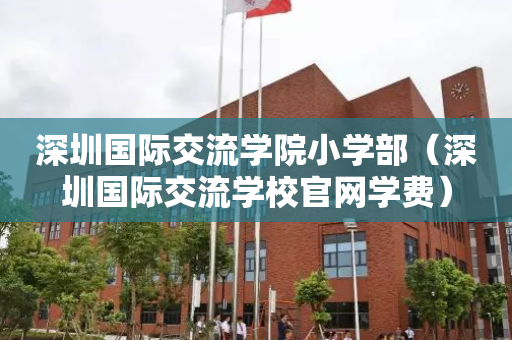 深圳国际交流学院小学部（深圳国际交流学校官网学费）