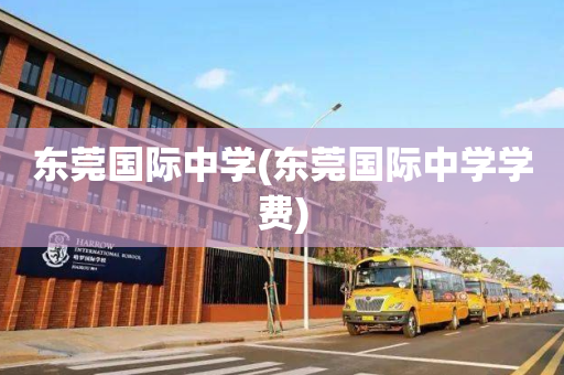 东莞国际中学(东莞国际中学学费)