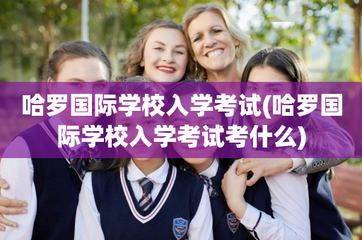 哈罗国际学校入学考试(哈罗国际学校入学考试考什么)